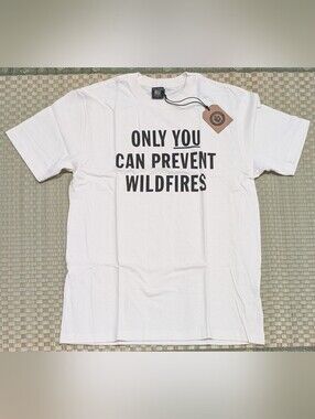 NWT Filson x Smokey Prevent Wildfires Text Pioneer T-shirt Men's Size Medium